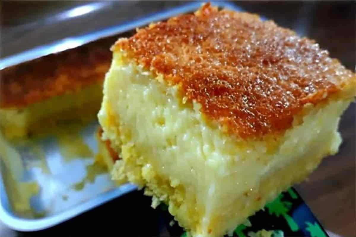 Receita de Bolo de Milho Cremoso com 5 Ingredientes