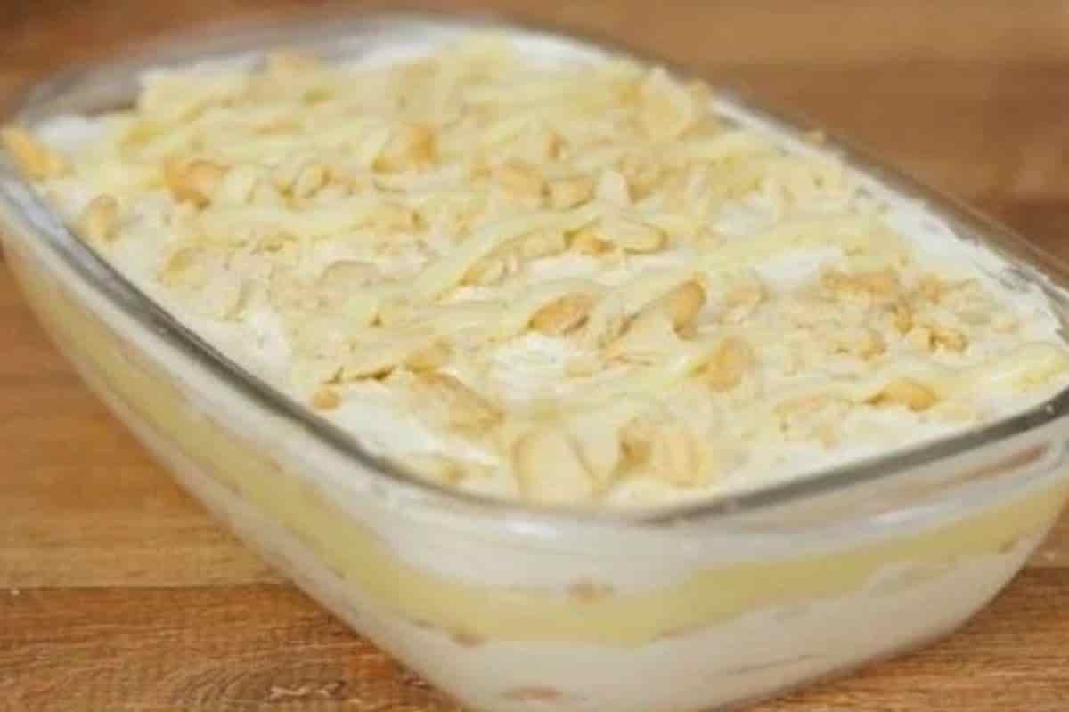 Torta Mousse de Coco com Biscoito ao Leite: Uma Sobremesa Irresistível