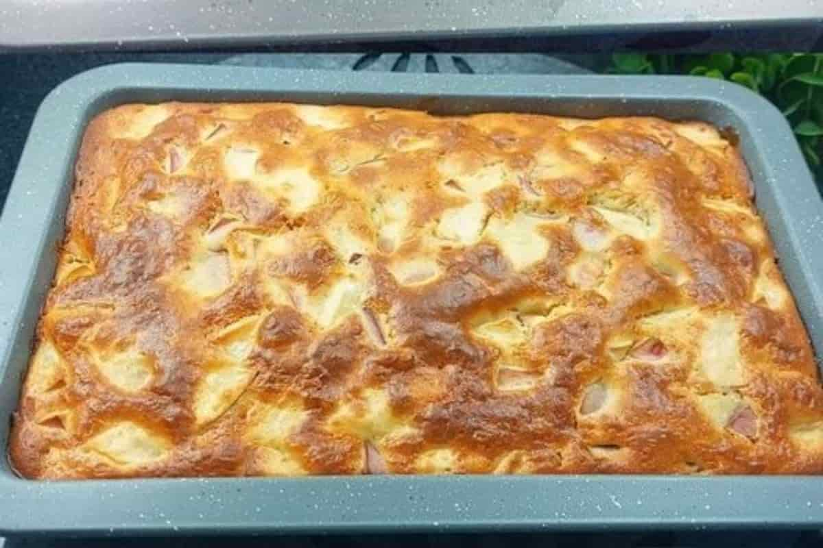 Receita de Torta de Maçã com 5 Ingredientes