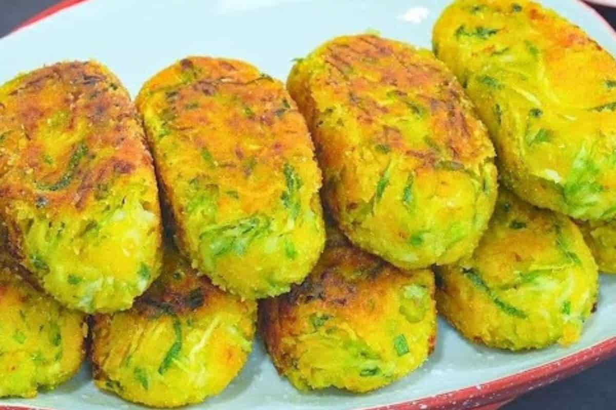 Bolinho de Abobrinha com Repolho: Pronto em 20 Minutos