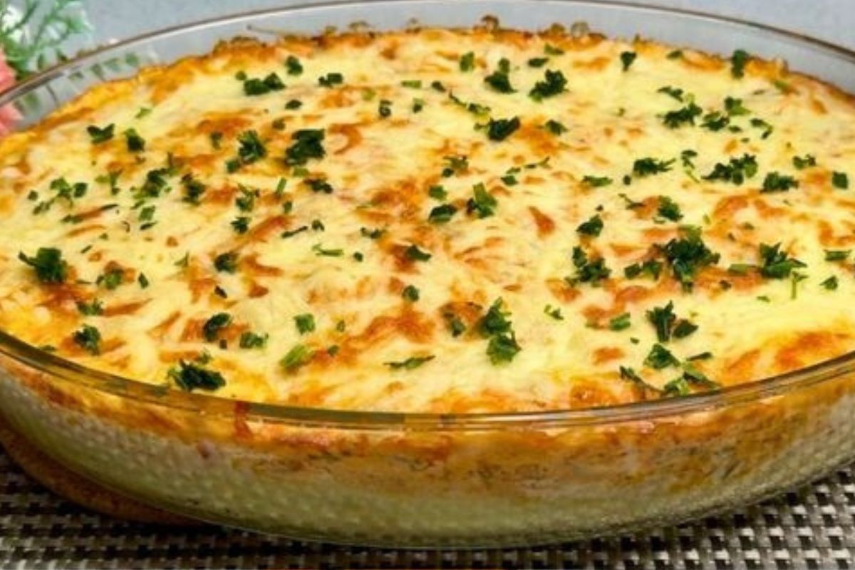 Receita de Filé de Peixe Cremoso Gratinado no Forno em 3 Simples Etapas