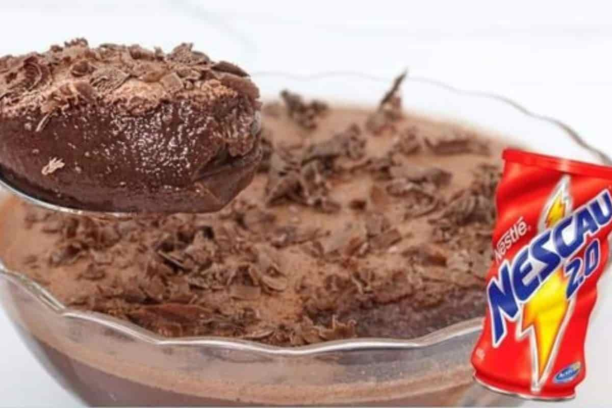 Como Preparar Mousse de Nescau de Liquidificador em 10 Minutos