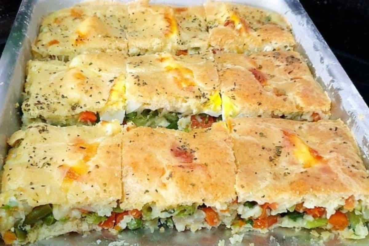 Torta de Legumes Simples e Rápida: 5 Passos