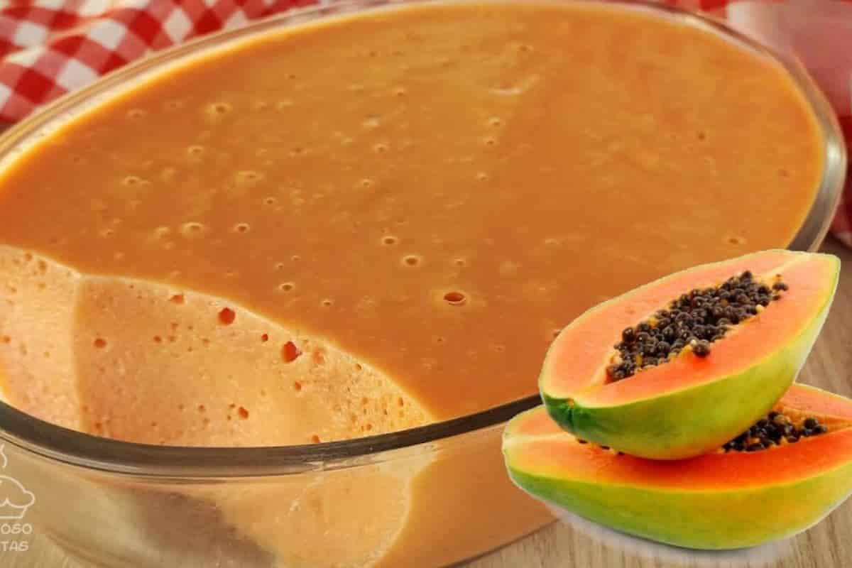 Receita de Mousse de Mamão Maduro: Sobremesa Pronta em 10 Minutos