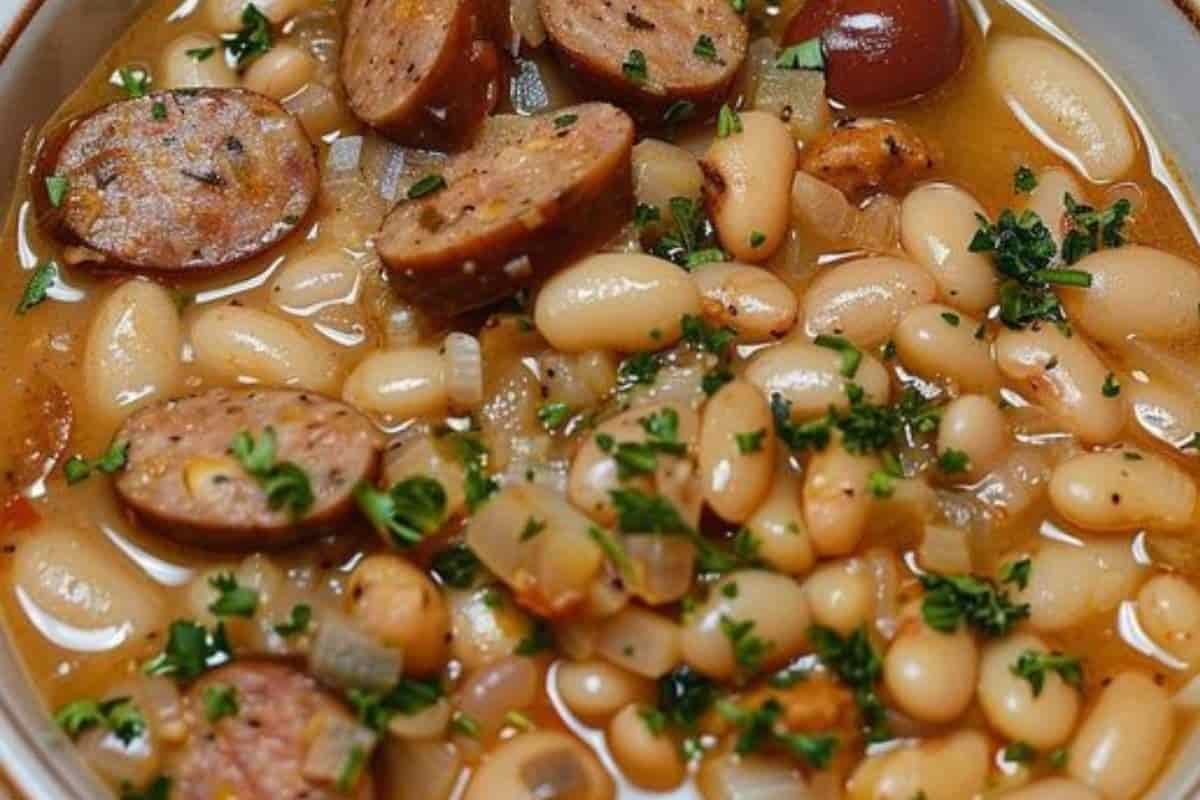 Receita Fácil de Feijão à Italiana com Ingredientes Simples