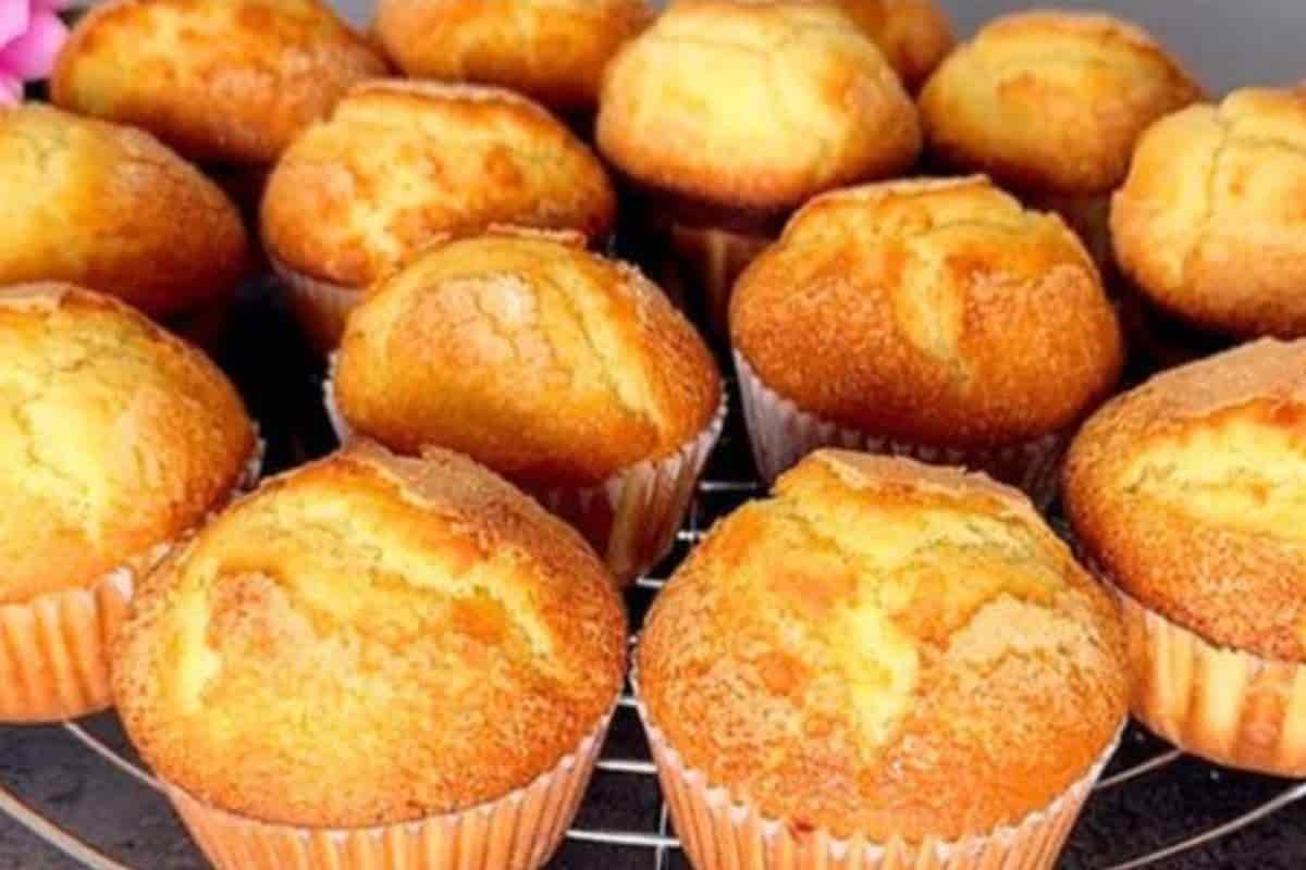 Receita de Muffin Fofinho com 6 Ingredientes